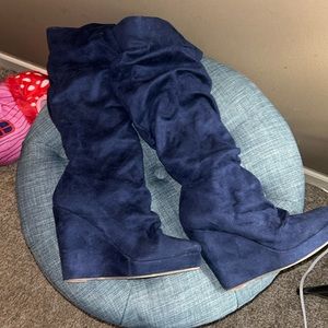 Women’s knee high heeled boots